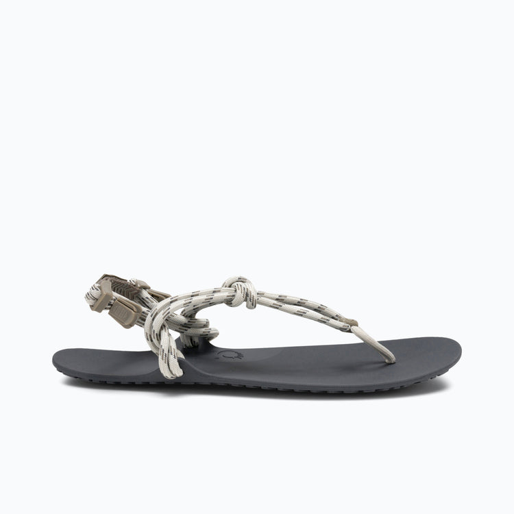 Xero Shoes Genesis - Men Sandal in Stone Grey with Toe Facing Right