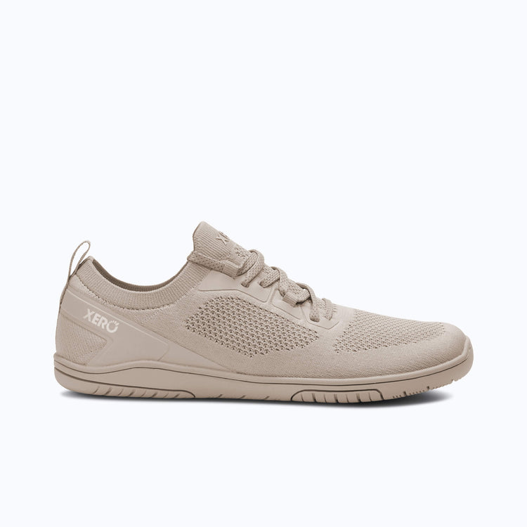 Xero Shoes Nexus Knit Women Sneaker in Silver Lining with Toe Facing Right