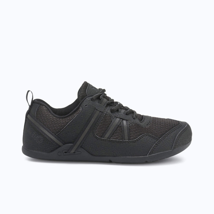 Xero Shoes Prio - Women Shoe in Full Black with Toe Facing Right