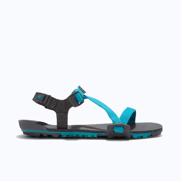 Xero Shoes Z-Trail EV - Women Sandal in Light Blue with Toe Facing Right