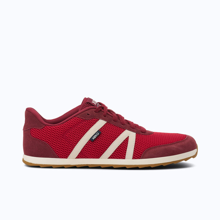 Xero Shoes Wynn Men Shoe at Red with Toe Facing Right