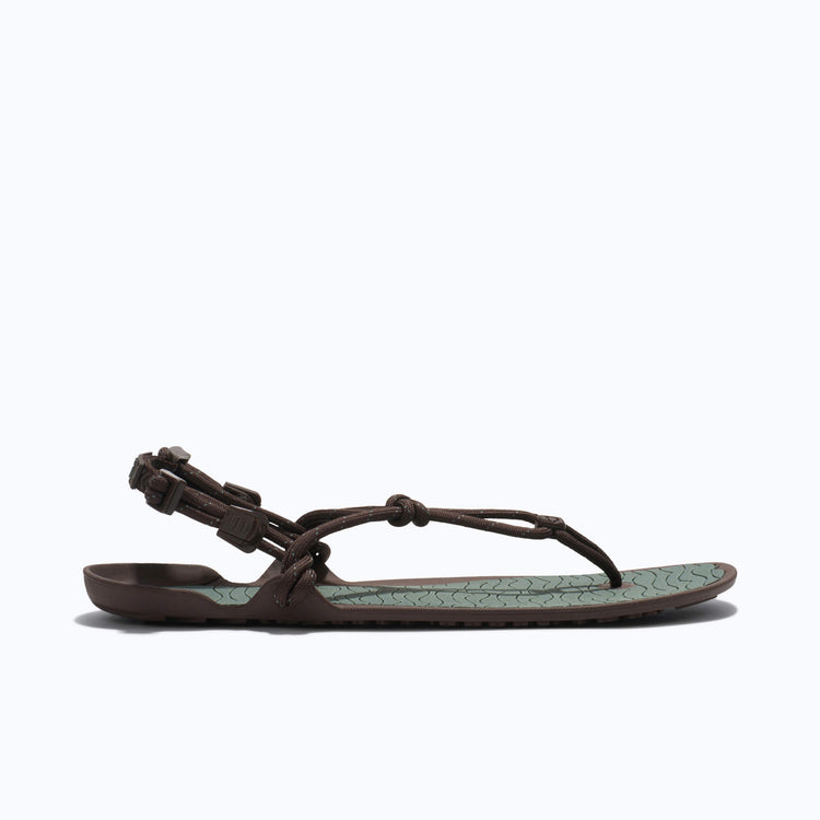 Xero Shoes Aqua Cloud - Men Sandal in Brown with Toe Facing Right