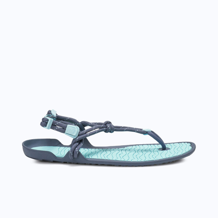 Xero Shoes Aqua Cloud - Women Sandal in Blue with Toe Facing Right