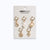 Xero Shoes 5-pack gold and White Ocean-Themed Dangling Shoe Charms