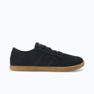Xero Shoes Dillon Canvas Men Sneaker at Black and Gum with Toe Facing Right