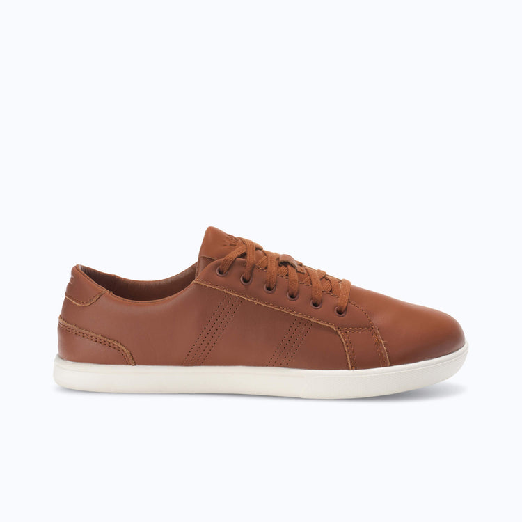 Xero Shoes Dillon Leather Women Shoe in Brown with Toe Facing Right