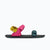 Xero Shoes D-Trail Women Sandal at Yellow, Pink and Sea Moss with Toe Facing Right