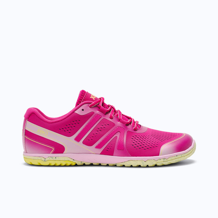 Xero Shoes HFS II Women Shoe in Pink and Yellow with Toe Facing Right