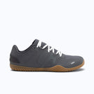 Xero Shoes 360 Rally Men Shoe in Gray with White Shoelace and with Toe Facing Right